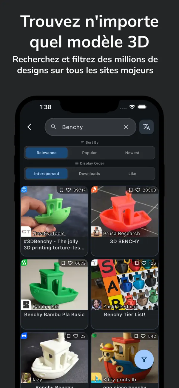 Screenshot #3 pour 3Drop - Thingiverse MakerWorld
