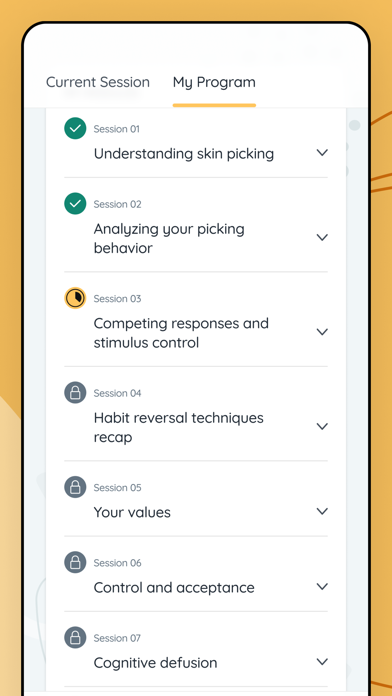 Skinpick - Dermatillomania App Screenshot