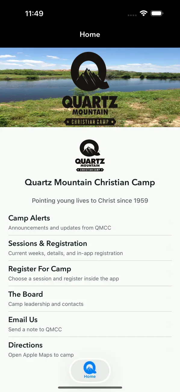 Screenshot #1 pour Quartz Mountain Christian Camp