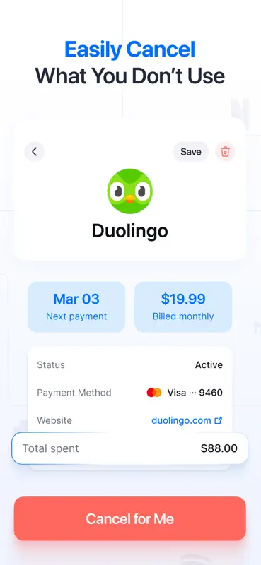 Feenko: Cancel Subscriptions screenshot 3 of 5