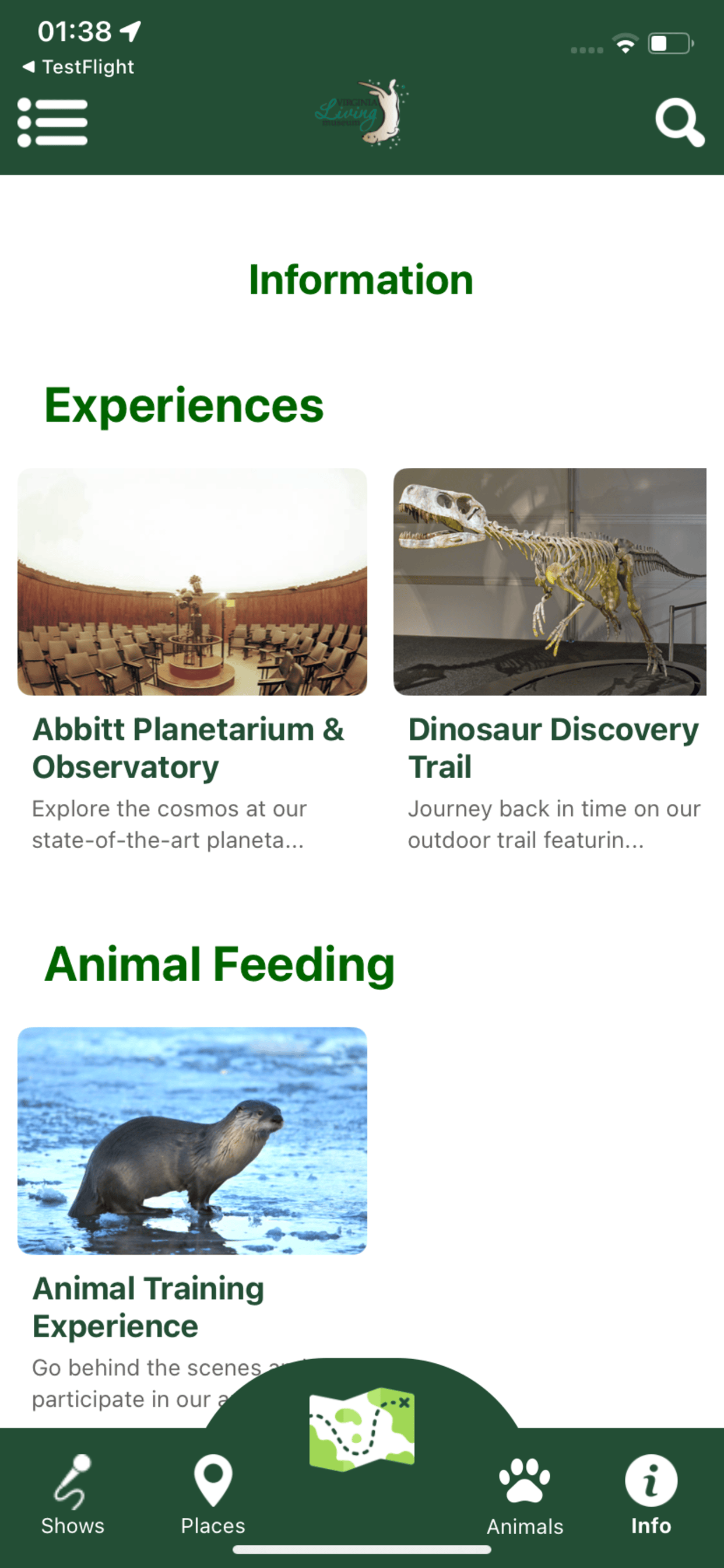 Virginia Living Museum App