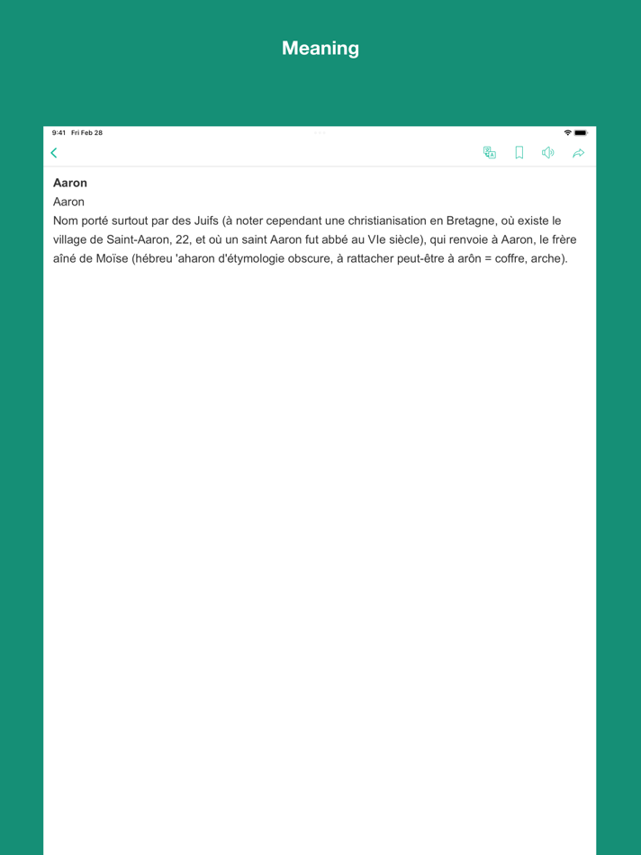 #2. French Family Name Dictionary (iOS) 由: Trung Nguyen
