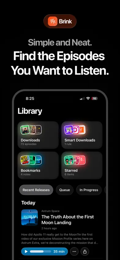 Brink: Podcasts and News screenshot 5