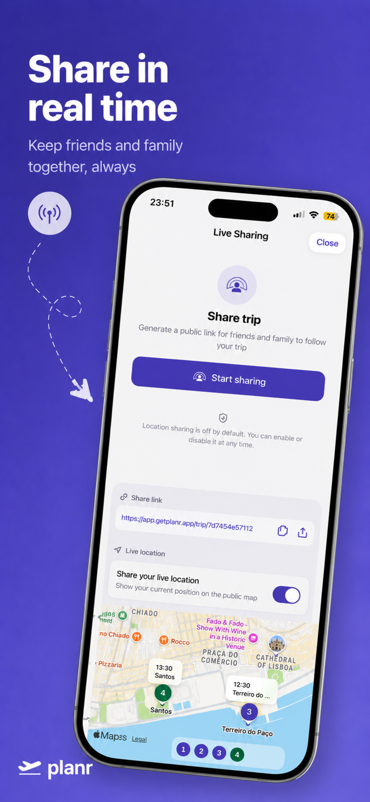 Planr: Plan. Share. Travel. screenshot 4