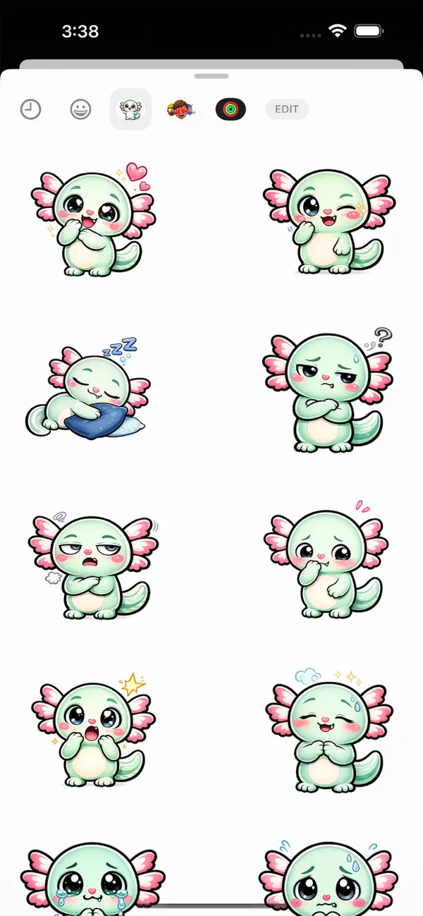 Screenshot #2 pour Axolotl Emoji