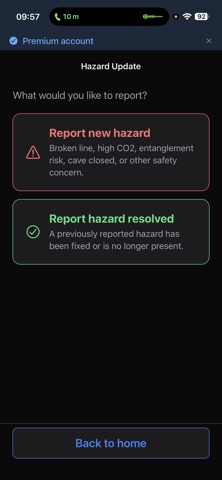 Caveradar screenshot