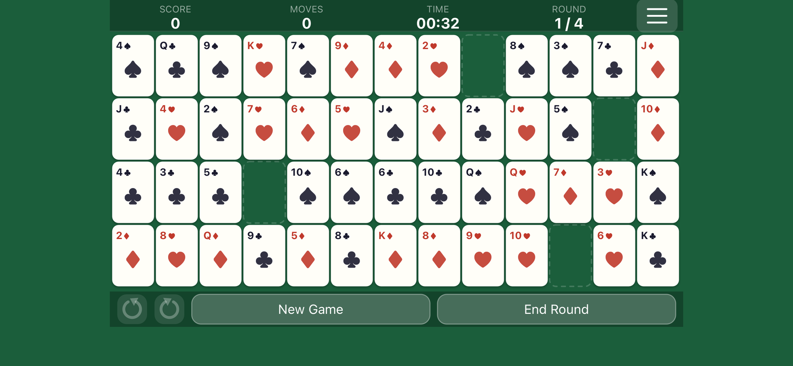 SOLI Solitaire Card Table