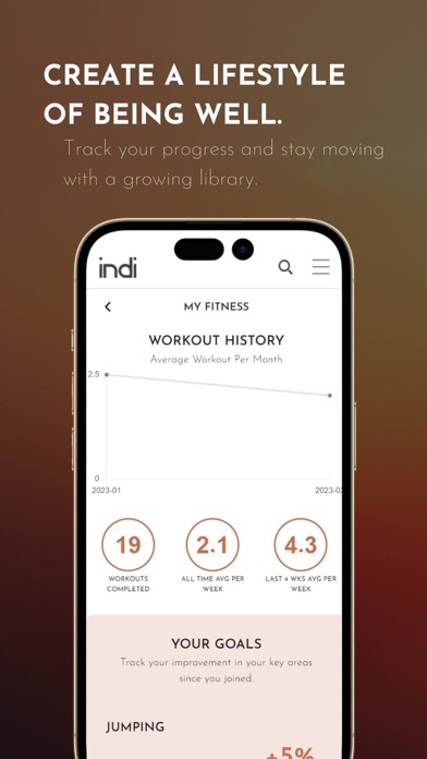 Indi - Workout with Experts Screenshot