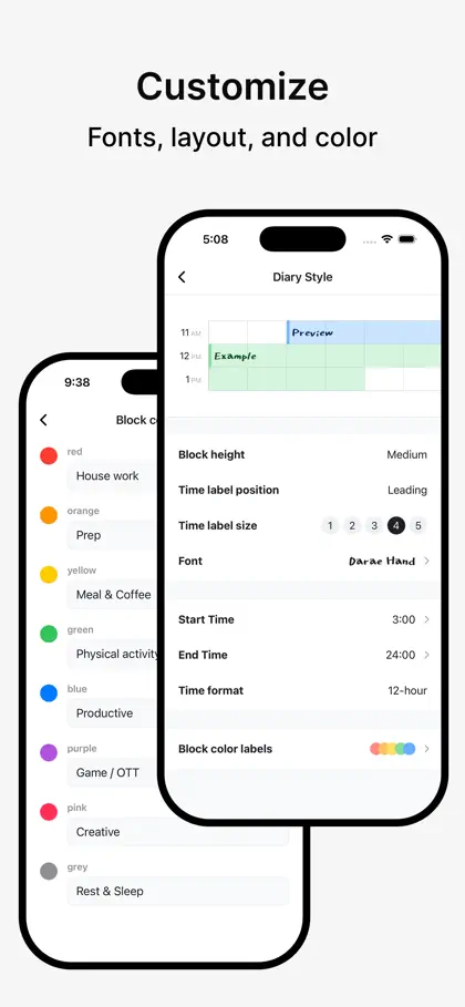 DayGrid: Hourly Daily Planner ekran görüntüsü 4 / 5