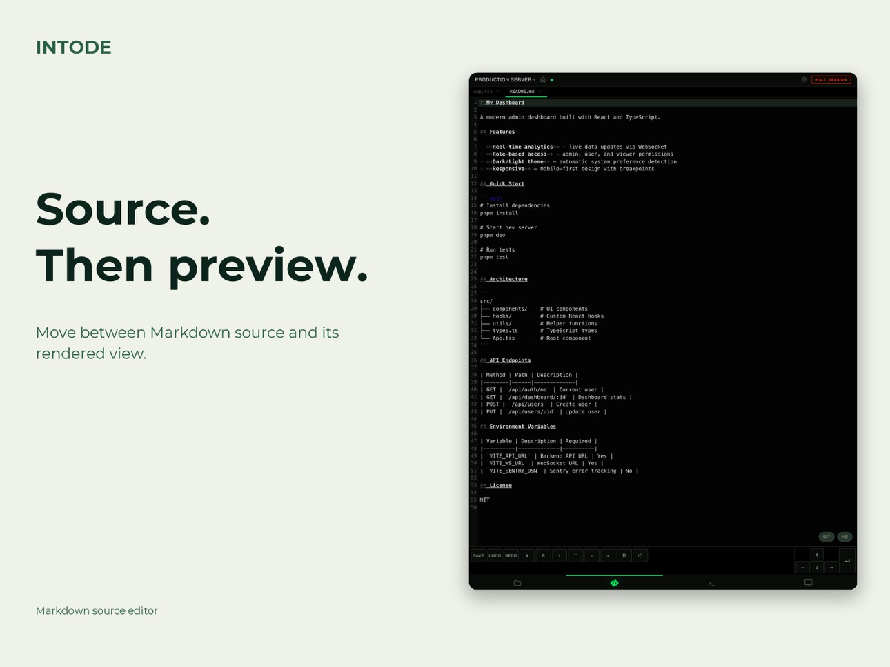 Screenshot 11 of Intode - Mobile SSH IDE