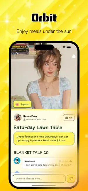 Aven - Relaxe & Connect, Chat screenshot 1