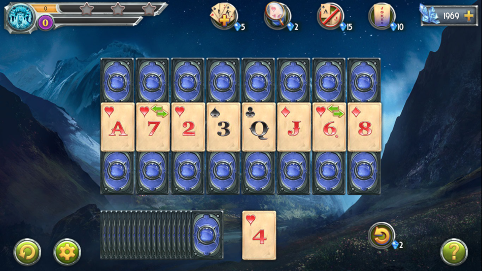 #10. Tri Peaks Solitaire 1 (iOS) 由: FIVE-BN STUDIO LTD