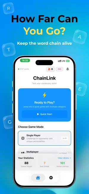 ChainLink - Words Chain screenshot 1