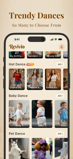 Revivio: AI Dance Maker screenshot 2