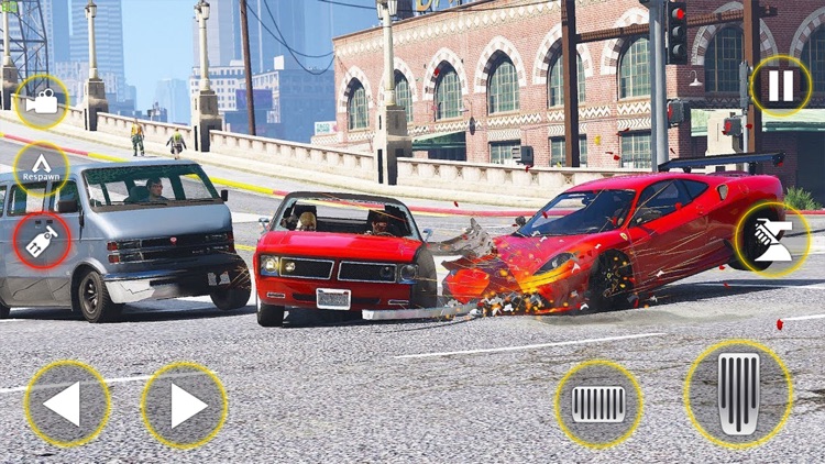 Mega Ramp Car Crash Simulator