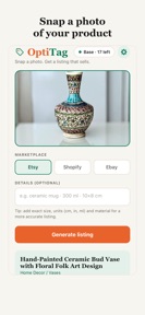 OptiTag: Listing Tags for Etsy screenshot