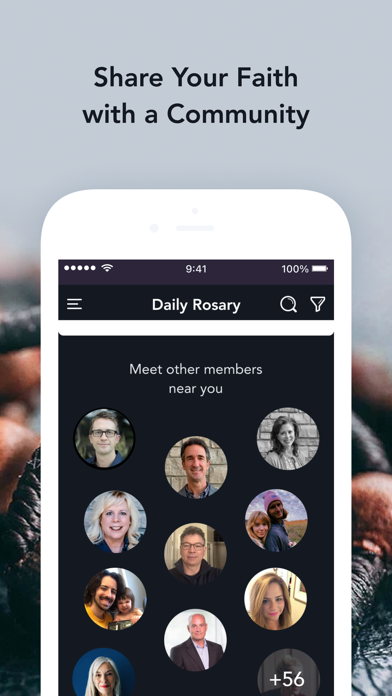 Daily Rosary Meditations iPhone screenshot 2 - Reference app