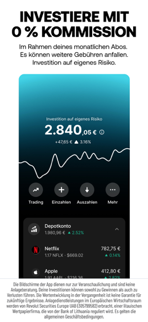 ‎Revolut Bank Mobile Finanzen Screenshot