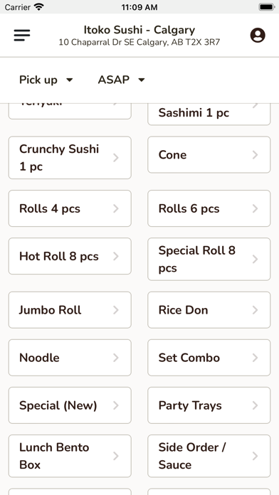 Itoko Sushi - Calgary screenshot