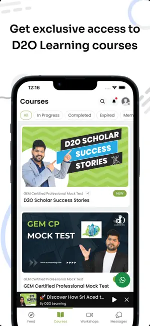 D2O Learning screenshot 3