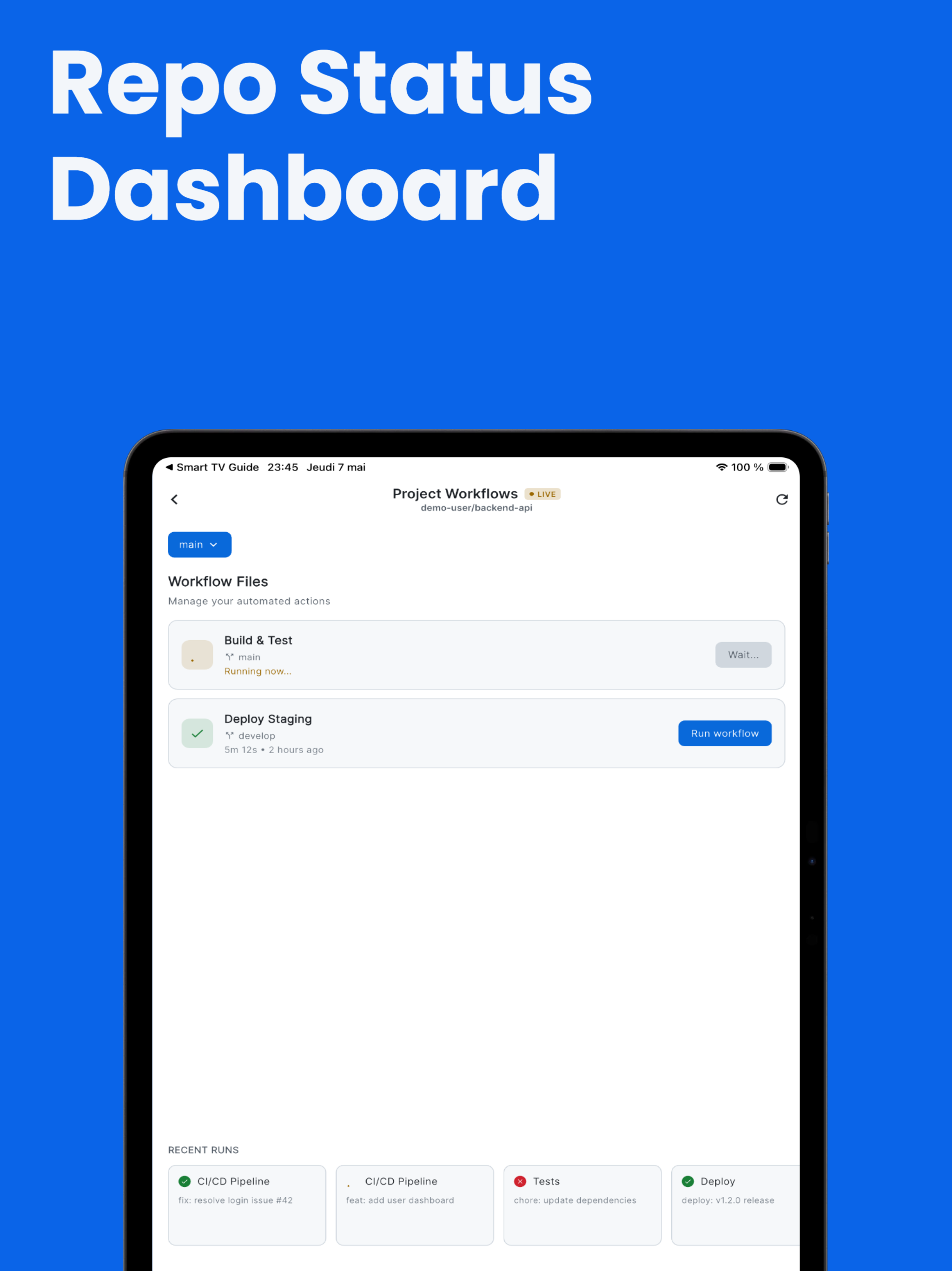 GitFlow : GitHub Actions