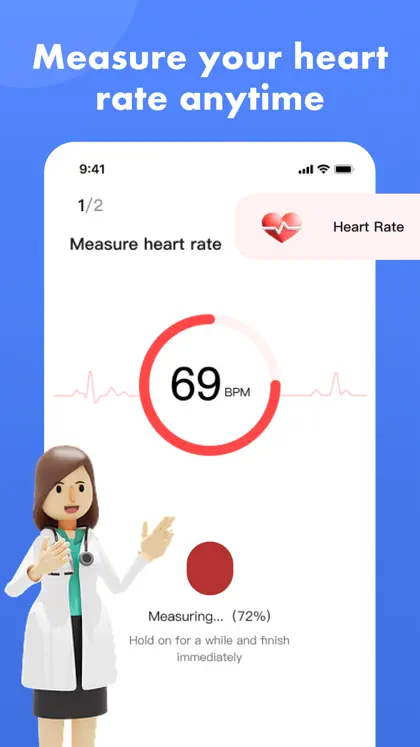 Screenshot 3 di 6 di Blood Pressure App-Health Body