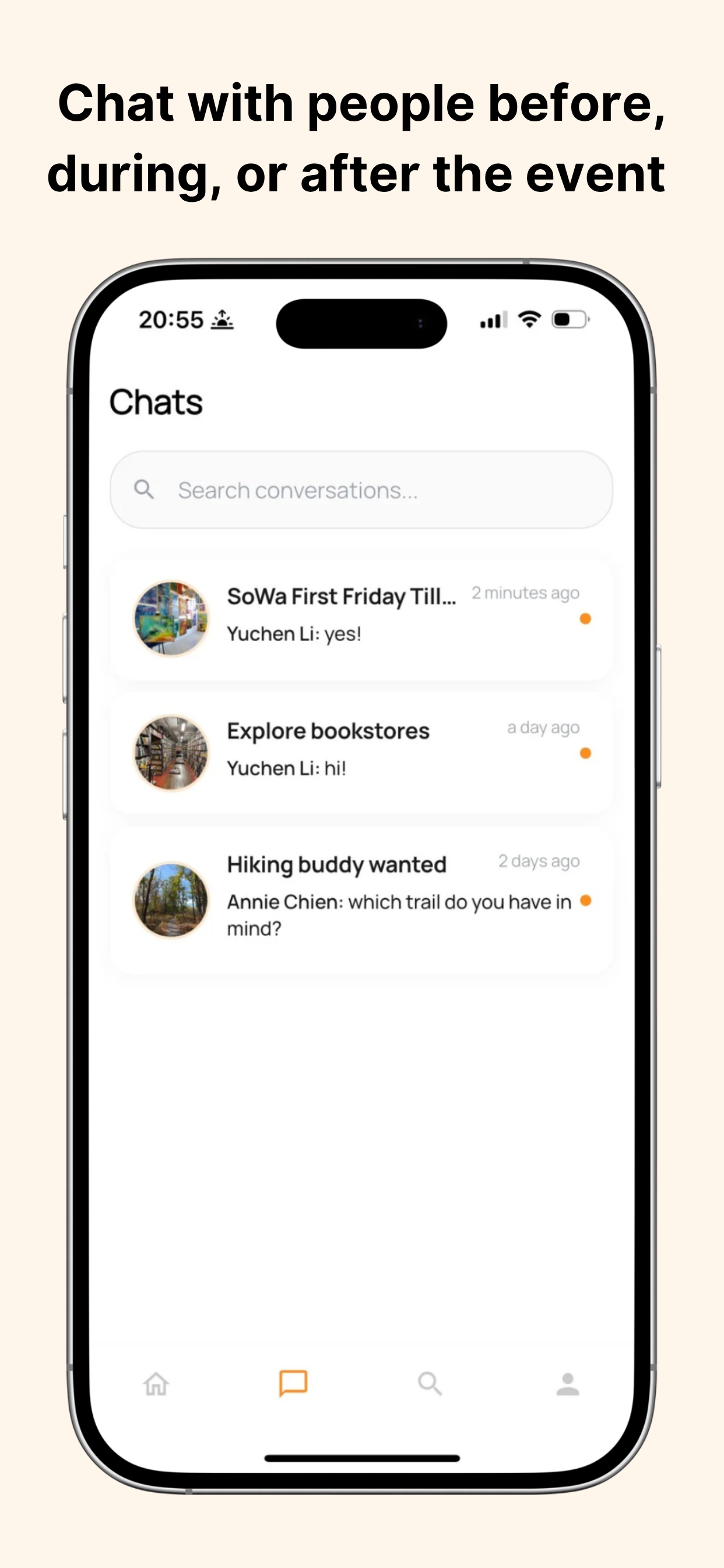 Bloomly: Boston Event Meetups screenshot 4