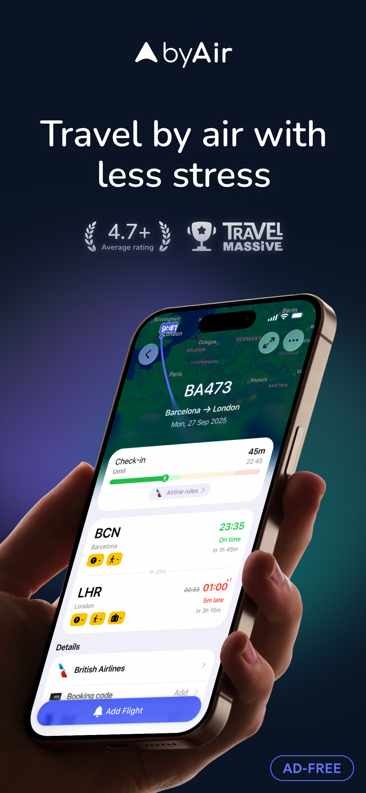 byAir: Live Flight Tracker