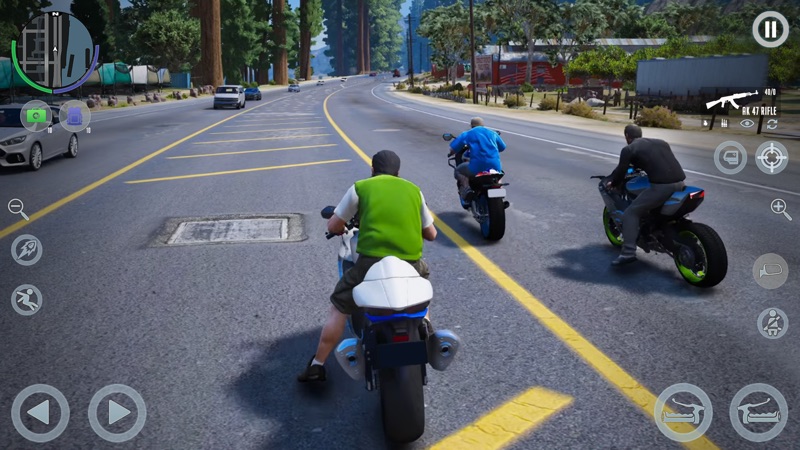 Gangster 3D Streets City Game screenshot 4