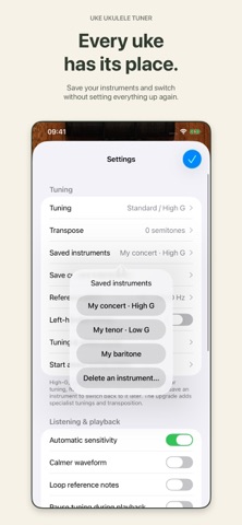 Uke Ukulele Tuner app screenshot 2