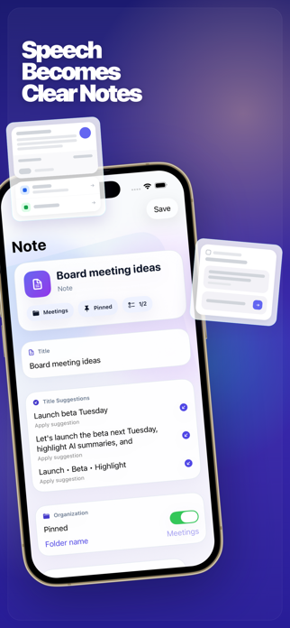 Voicely: AI Voice Notes Screenshot 2 of 5