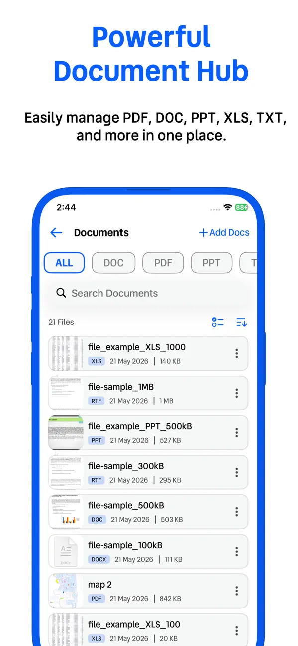 Screenshot #2 pour Files - Documents Manager