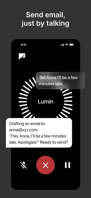 Lumin - Talk to your email screenshot 2