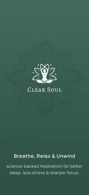 Clear Soul: Meditation & Sleep screenshot 1