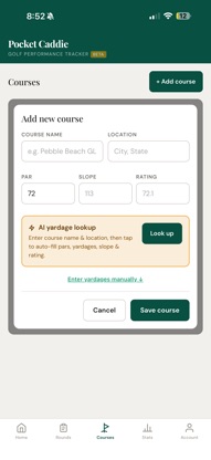 Pocket Caddie: Golf Tracker screenshot 5