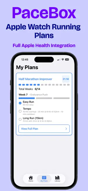 PaceBox - Watch Running Plans screenshot 1