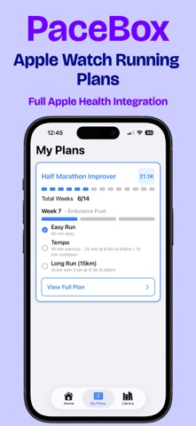 PaceBox - Watch Running Plans Screenshot 1 of 5