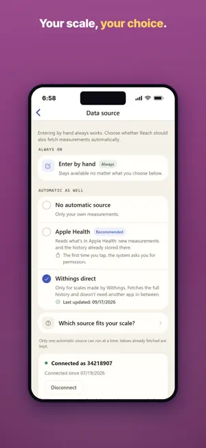 Reach: Weight Trend & Body Fat screenshot 3