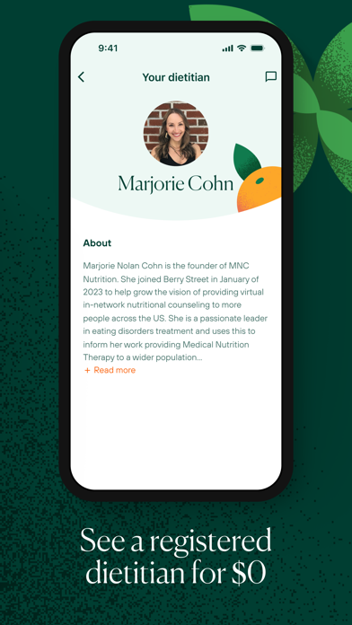 Berry Street Nutrition Therapy Screenshot