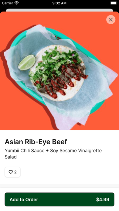 Yumbii To Go iPhone screenshot 3 - Food & Drink app