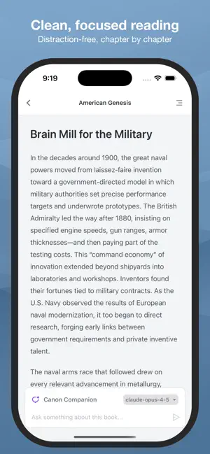 Canon - AI Reading Companion screenshot 3