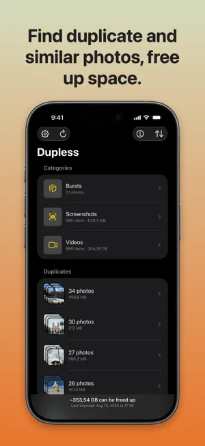 Dupless: Duplicate Photos screenshot 1