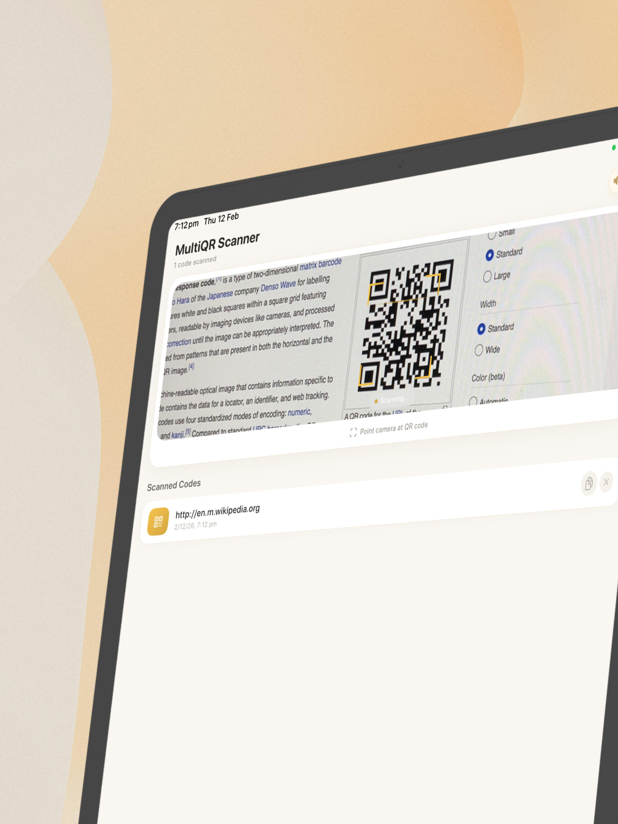 MultiQR Scanner screenshot 6