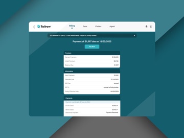 Tailrow iPad screenshot