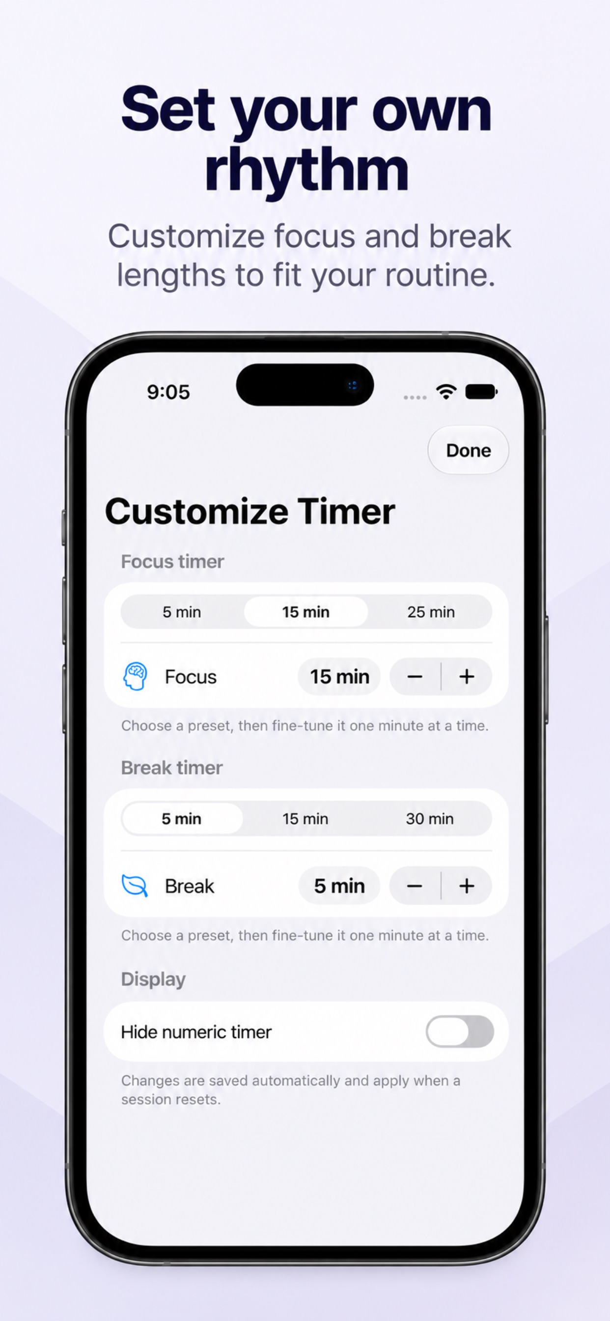 Screenshot 3 of Sand Focus: Pomodoro Timer