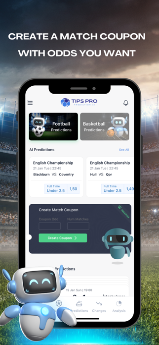 TipsPro AI: Match Prediction Screenshot 1 of 8
