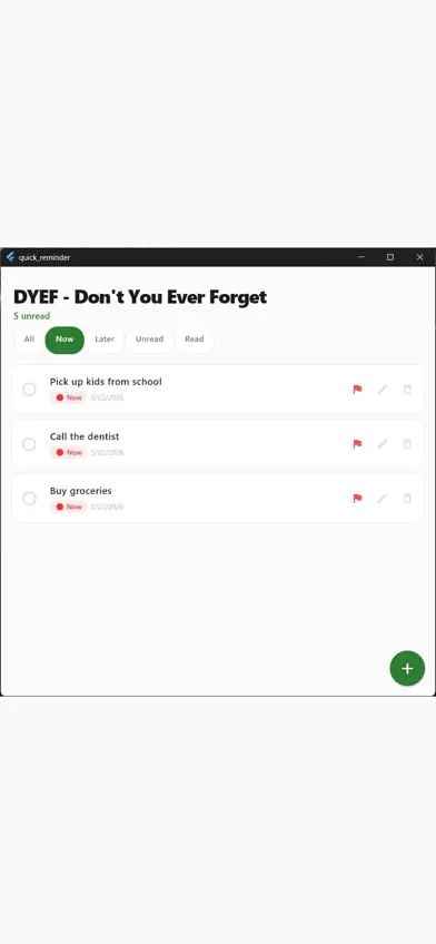 DYEF - Don't You Ever Forget screenshot 1