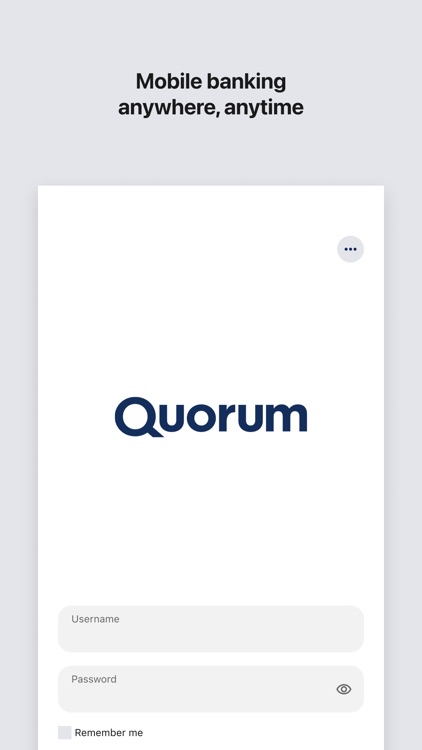 Quorum Mobile Banking