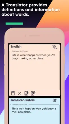 English Jamaican Patois Transl iPhone image 3