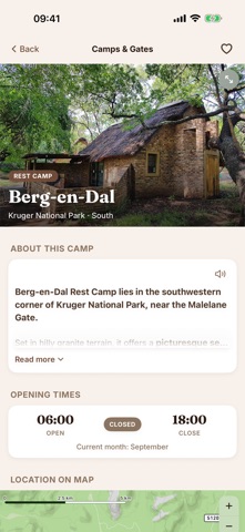 Kruger Safari: Map & Guide Screenshot 7 of 10